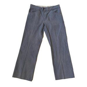 VTG 70's Retro Jeans Mens 32 x 27 Lite Blue Leisure Pant Grandpacore